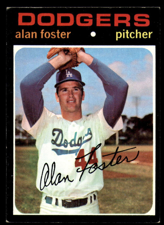 1971 Topps #207 Alan Foster VG Los Angeles Dodgers 