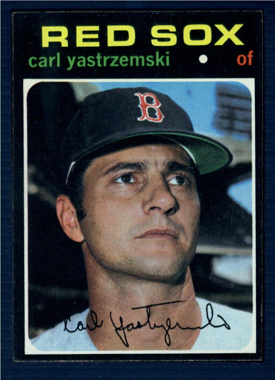 1971 Topps #530 Carl Yastrzemski VG Boston Red Sox 