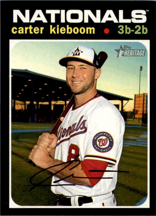 2020 Topps Heritage High Number #662 Carter Kieboom NM-MT  Washington Nationals 