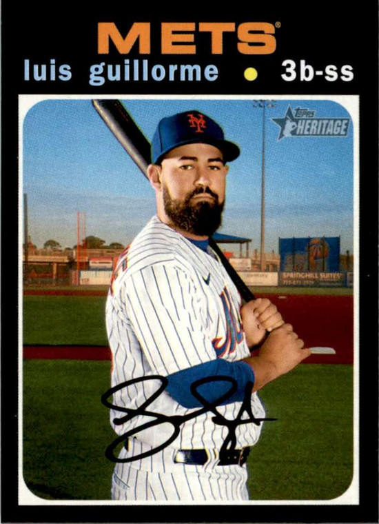 2020 Topps Heritage High Number #682 Luis Guillorme NM-MT  New York Mets 