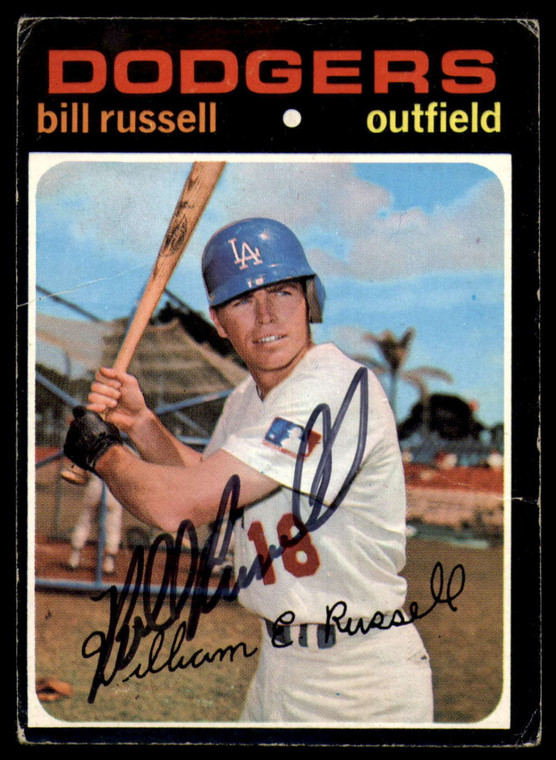 1971 Topps #226 Bill Russell VG Los Angeles Dodgers 