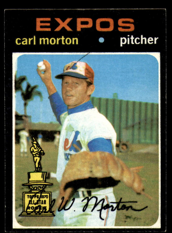 1971 Topps #515 Carl Morton VG Montreal Expos 
