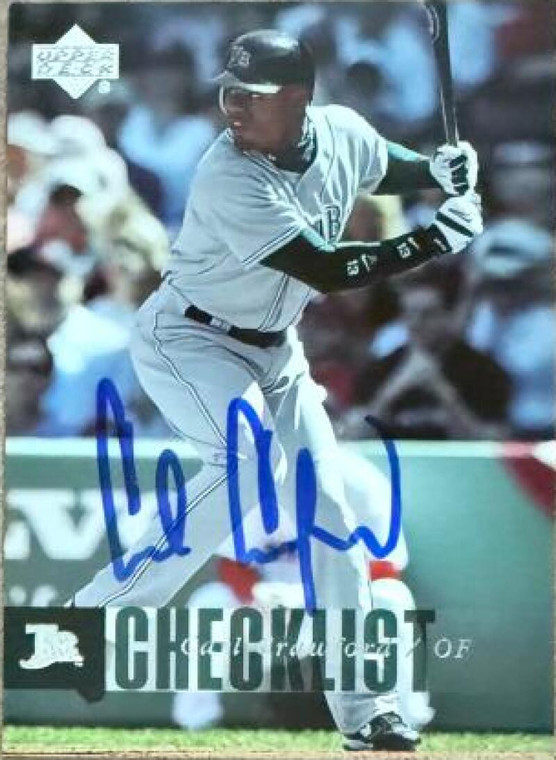 Carl Crawford Autographed 2006 Upper Deck #879 CL