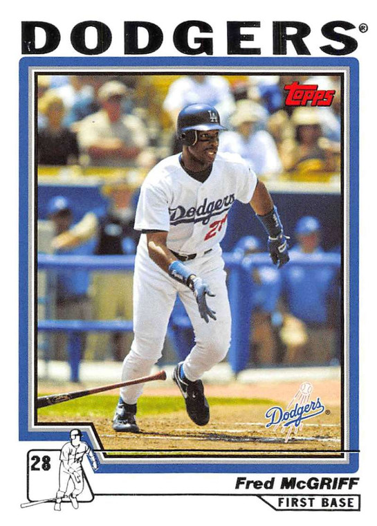 2004 Topps #28 Fred McGriff NM-MT Los Angeles Dodgers 