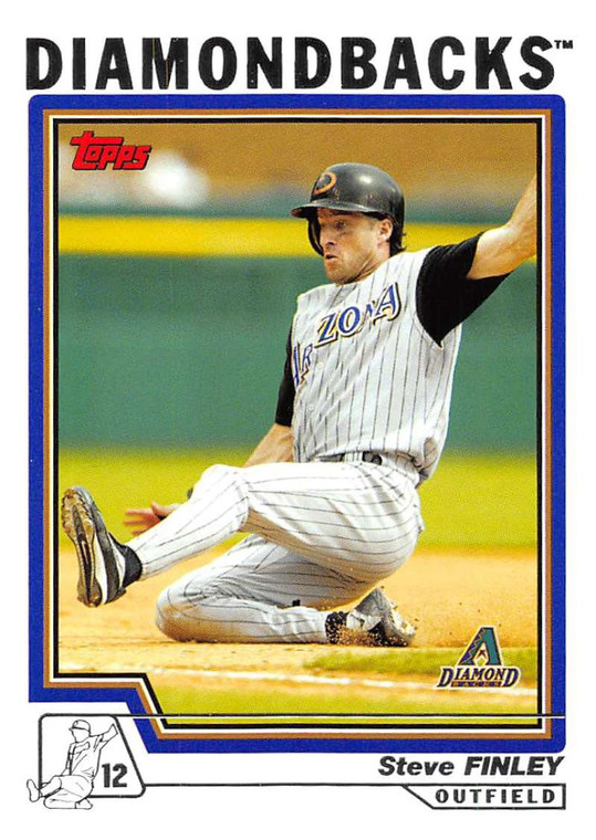 2004 Topps #44 Steve Finley NM-MT Arizona Diamondbacks 