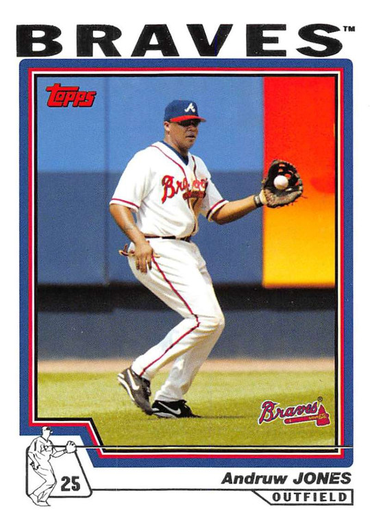 2004 Topps #80 Andruw Jones NM-MT Atlanta Braves 