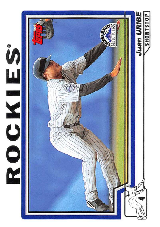 2004 Topps #87 Juan Uribe NM-MT Colorado Rockies 