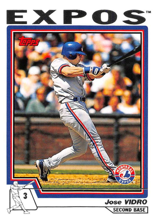 2004 Topps #90 Jose Vidro NM-MT Montreal Expos 