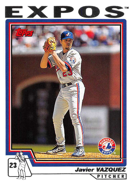 2004 Topps #93 Javier Vazquez NM-MT Montreal Expos 