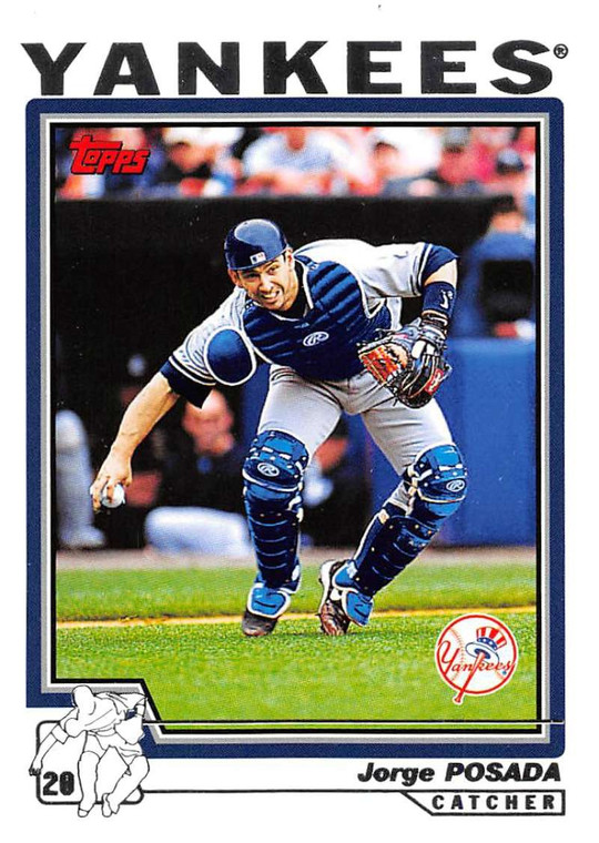 2004 Topps #98 Jorge Posada NM-MT New York Yankees 