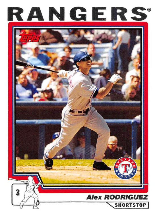 2004 Topps #100 Alex Rodriguez NM-MT Texas Rangers 