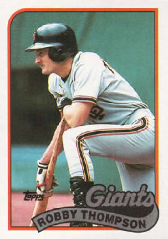 1989 Topps #15 Robby Thompson NM-MT San Francisco Giants 