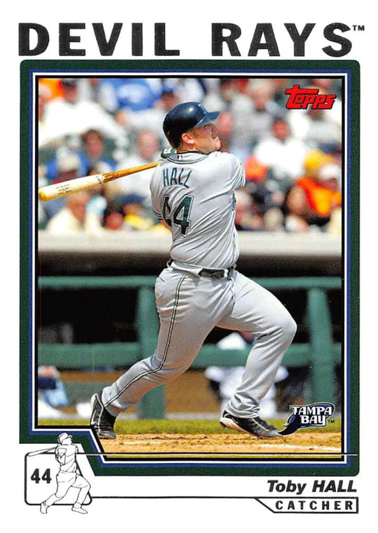 2004 Topps #159 Toby Hall NM-MT Tampa Bay Devil Rays 