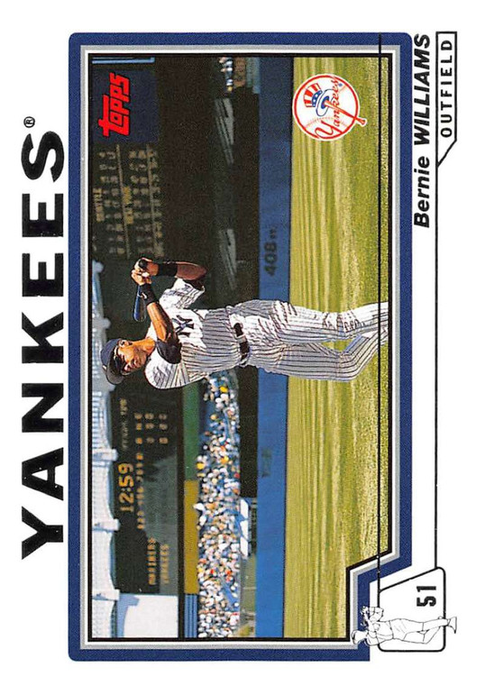 2004 Topps #160 Bernie Williams NM-MT New York Yankees 