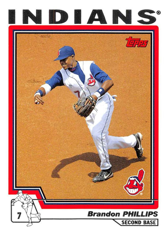 2004 Topps #168 Brandon Phillips NM-MT Cleveland Indians 