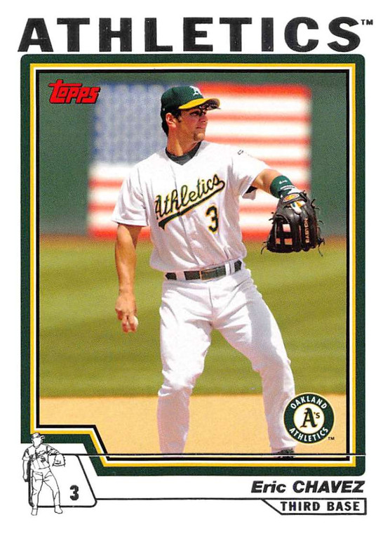 2004 Topps #180 Eric Chavez NM-MT Oakland Athletics 