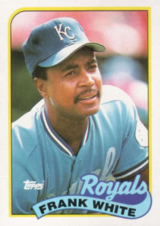 1989 Topps #25 Frank White NM-MT Kansas City Royals 