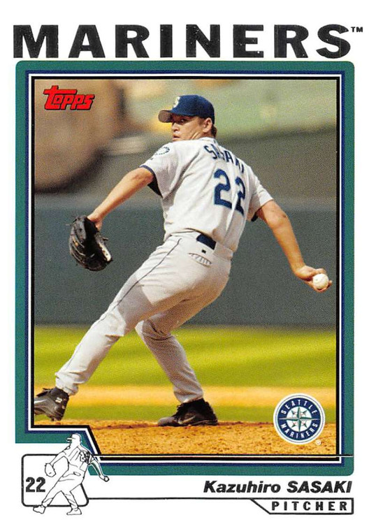 2004 Topps #228 Kazuhiro Sasaki NM-MT Seattle Mariners 