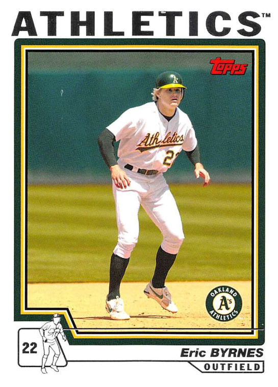 2004 Topps #263 Eric Byrnes NM-MT Oakland Athletics 
