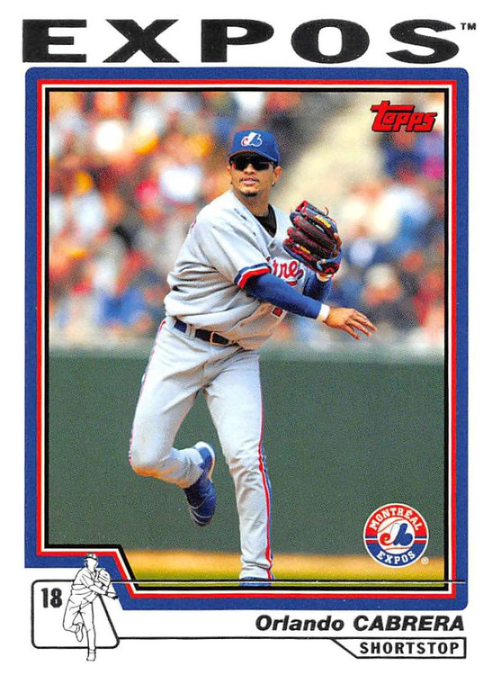 2004 Topps #266 Orlando Cabrera NM-MT Montreal Expos 