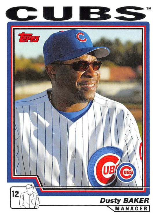 2004 Topps #272 Dusty Baker MG NM-MT Chicago Cubs 