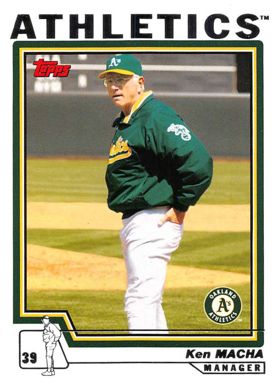 2004 Topps #287 Ken Macha MG NM-MT Oakland Athletics 