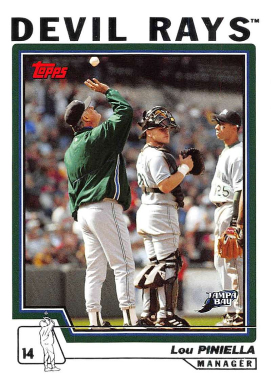 2004 Topps #294 Lou Piniella MG NM-MT Tampa Bay Devil Rays 