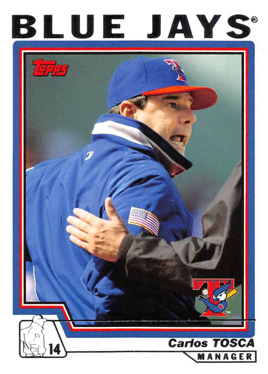 2004 Topps #296 Carlos Tosca MG NM-MT Toronto Blue Jays 