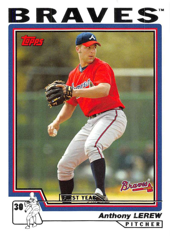 2004 Topps #298 Anthony Lerew FY NM-MT RC Rookie Atlanta Braves 