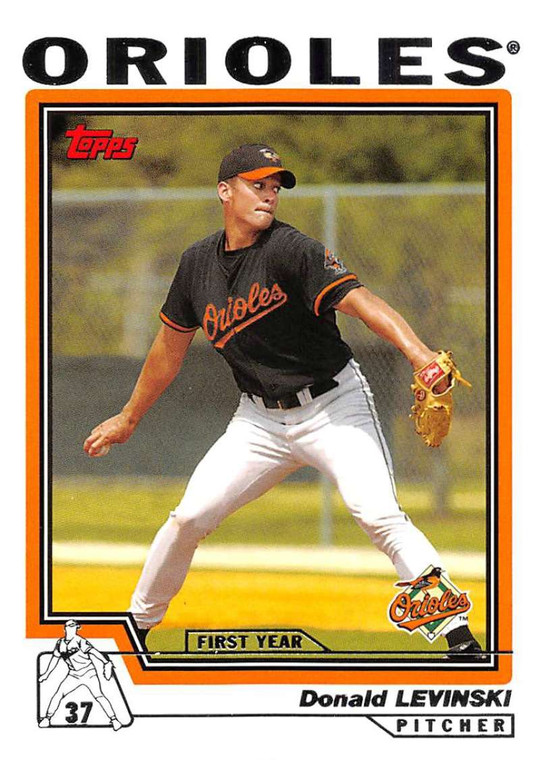 2004 Topps #306 Donald Levinski FY NM-MT RC Rookie Baltimore Orioles 