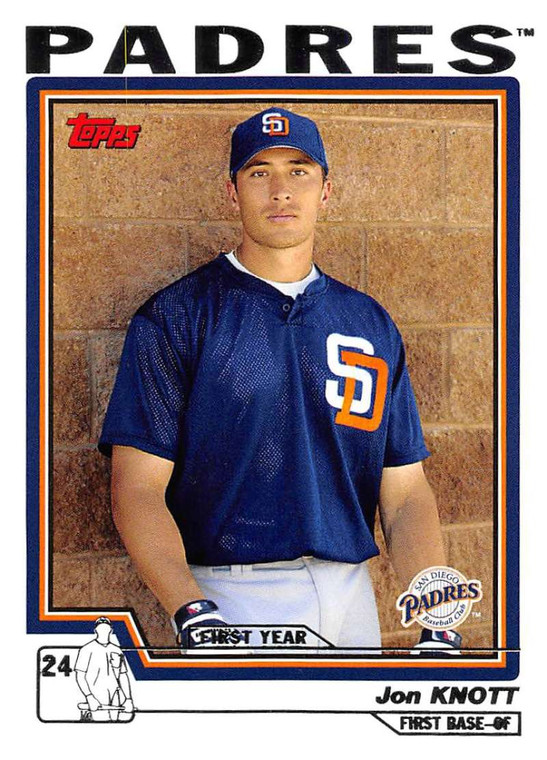 2004 Topps #309 Jon Knott FY NM-MT RC Rookie San Diego Padres 