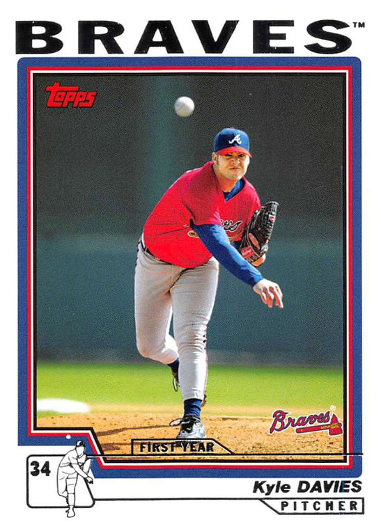 2004 Topps #313 Kyle Davies FY NM-MT RC Rookie Atlanta Braves 