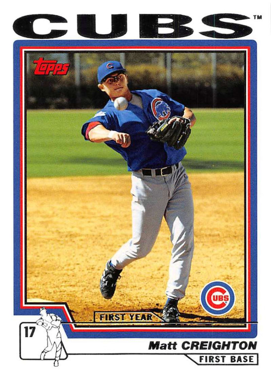2004 Topps #315 Matt Creighton FY NM-MT RC Rookie Chicago Cubs 