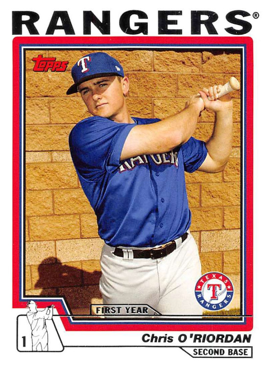 2004 Topps #316 Chris O'Riordan FY NM-MT RC Rookie Texas Rangers 
