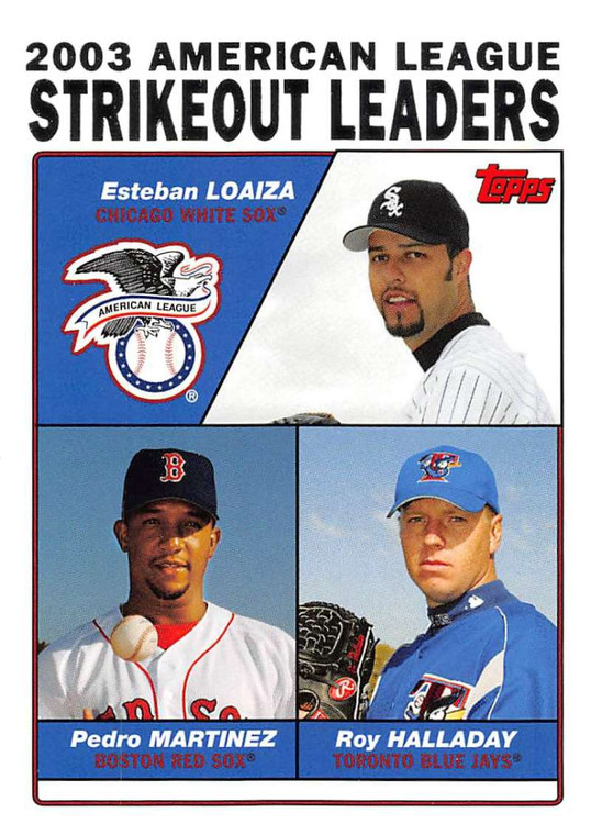 2004 Topps #342 Esteban Loaiza/Pedro Martinez/Roy Halladay LL NM-MT Chicago White Sox/Boston Red Sox/Toronto Blue Jays 