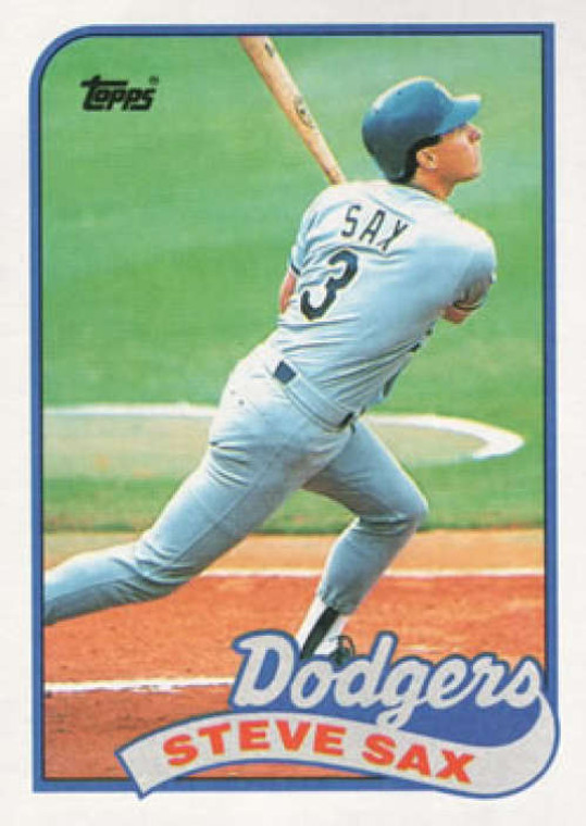 1989 Topps #40 Steve Sax NM-MT Los Angeles Dodgers 