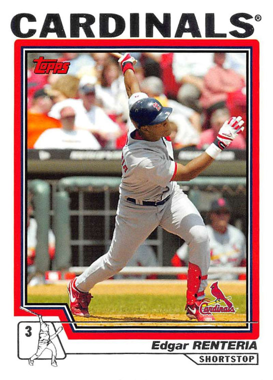 2004 Topps #389 Edgar Renteria NM-MT St. Louis Cardinals 