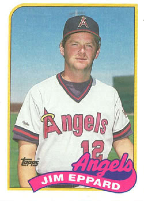 1989 Topps #42 Jim Eppard NM-MT California Angels 