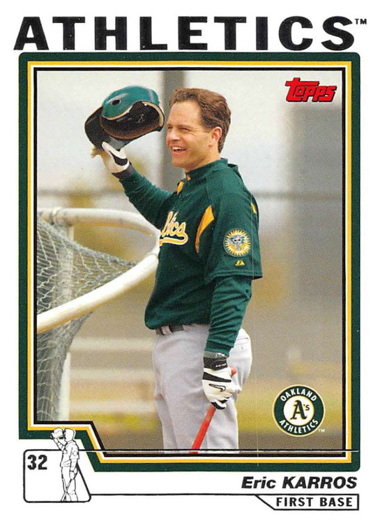 2004 Topps #406 Eric Karros NM-MT Oakland Athletics 