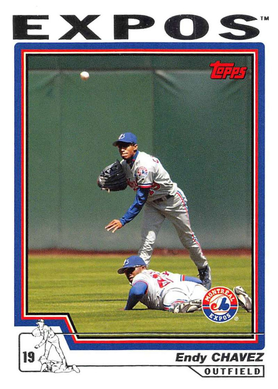 2004 Topps #442 Endy Chavez NM-MT Montreal Expos 