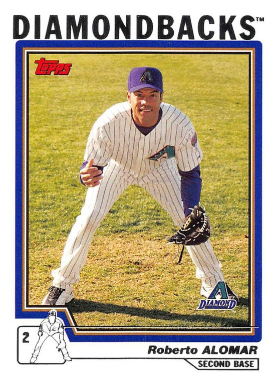 2004 Topps #456 Roberto Alomar NM-MT Arizona Diamondbacks 