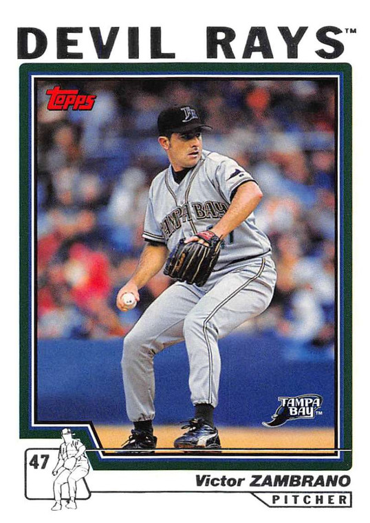 2004 Topps #473 Victor Zambrano NM-MT Tampa Bay Devil Rays 