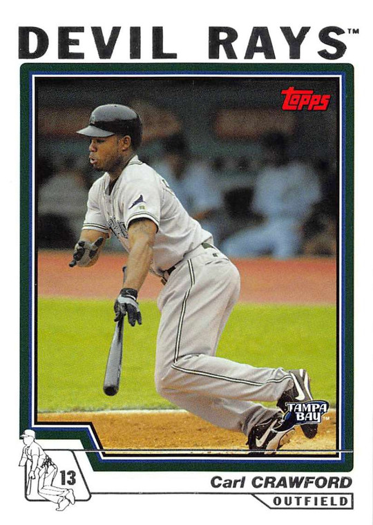 2004 Topps #497 Carl Crawford NM-MT Tampa Bay Devil Rays 