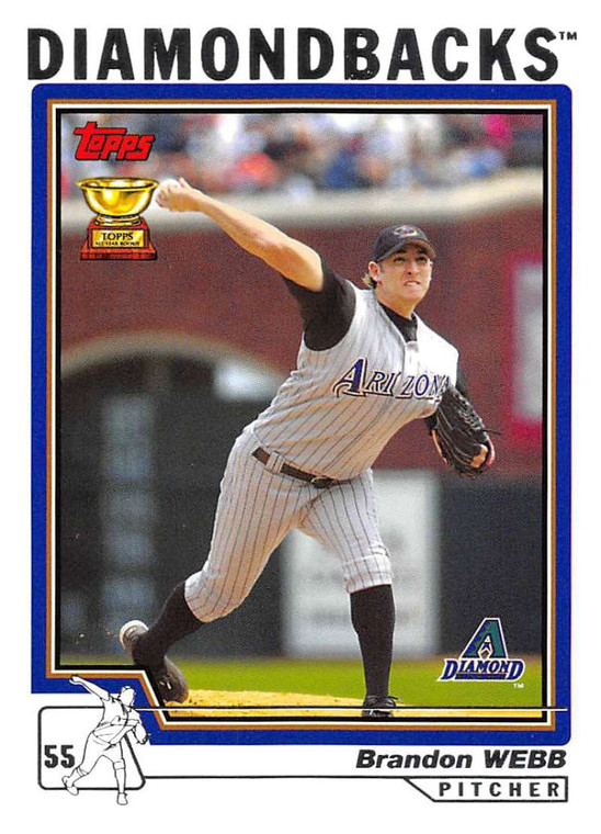 2004 Topps #502 Brandon Webb NM-MT Arizona Diamondbacks 