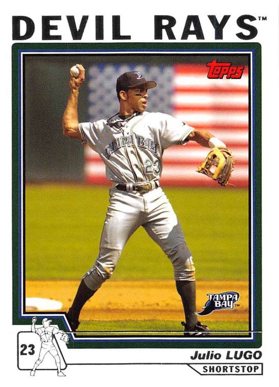 2004 Topps #526 Julio Lugo NM-MT Tampa Bay Devil Rays 