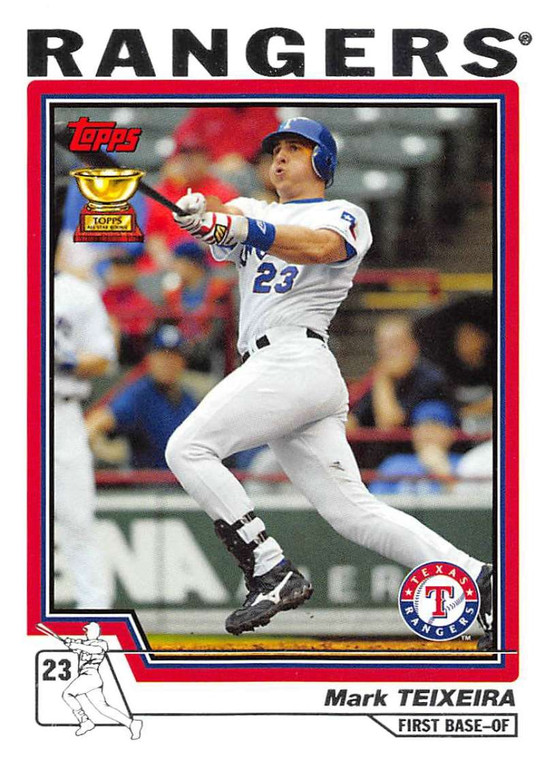 SOLD 175531 2004 Topps #527 Mark Teixeira NM-MT Texas Rangers 