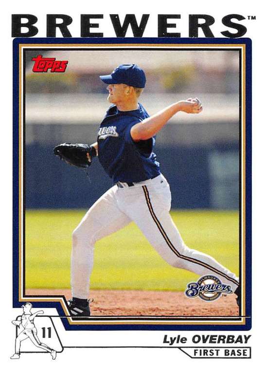 2004 Topps #529 Lyle Overbay NM-MT Milwaukee Brewers 