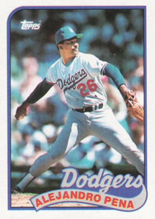 1989 Topps #57 Alejandro Pena NM-MT Los Angeles Dodgers 