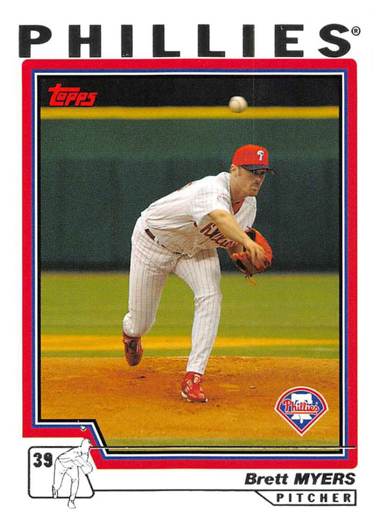 2004 Topps #551 Brett Myers NM-MT Philadelphia Phillies 