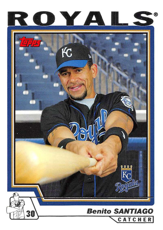 2004 Topps #554 Benito Santiago NM-MT Kansas City Royals 